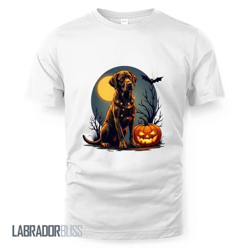 Black lab, Halloween T-shirt