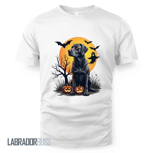 black Labrador Halloween T-shirt